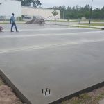 Slab for the new Sales & Operations Center in Shallotte.